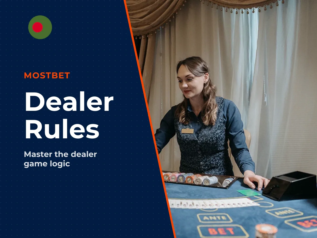 Dealer Rules and Standard Table Logic. The dealer follows rigid, predetermined rules. No creativity, no judgment calls. At most tables: - Dealer **hits** on 16 or below - Dealer **stands** on hard 17