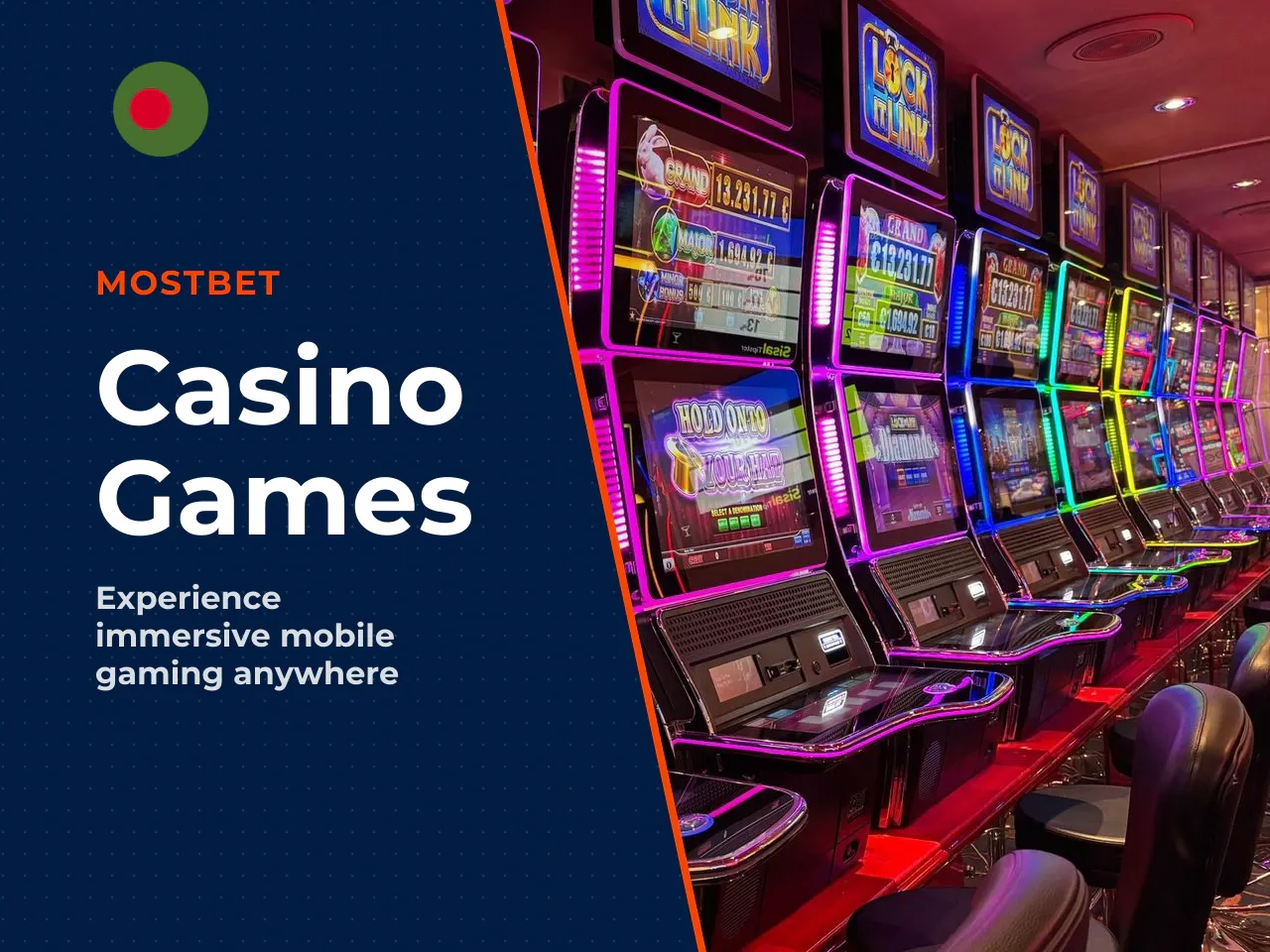 Casino Games, Interface and Mobile User Experience. The second major block is the casino lobby. It features HTML5 slots adapted for vertical screens and live dealers streaming in real time. Smooth per